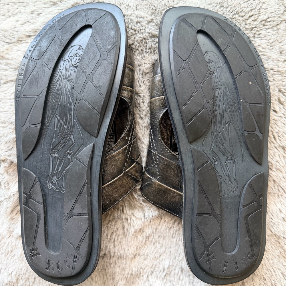 Mark Nason Leather Slides - Picture 5 of 9